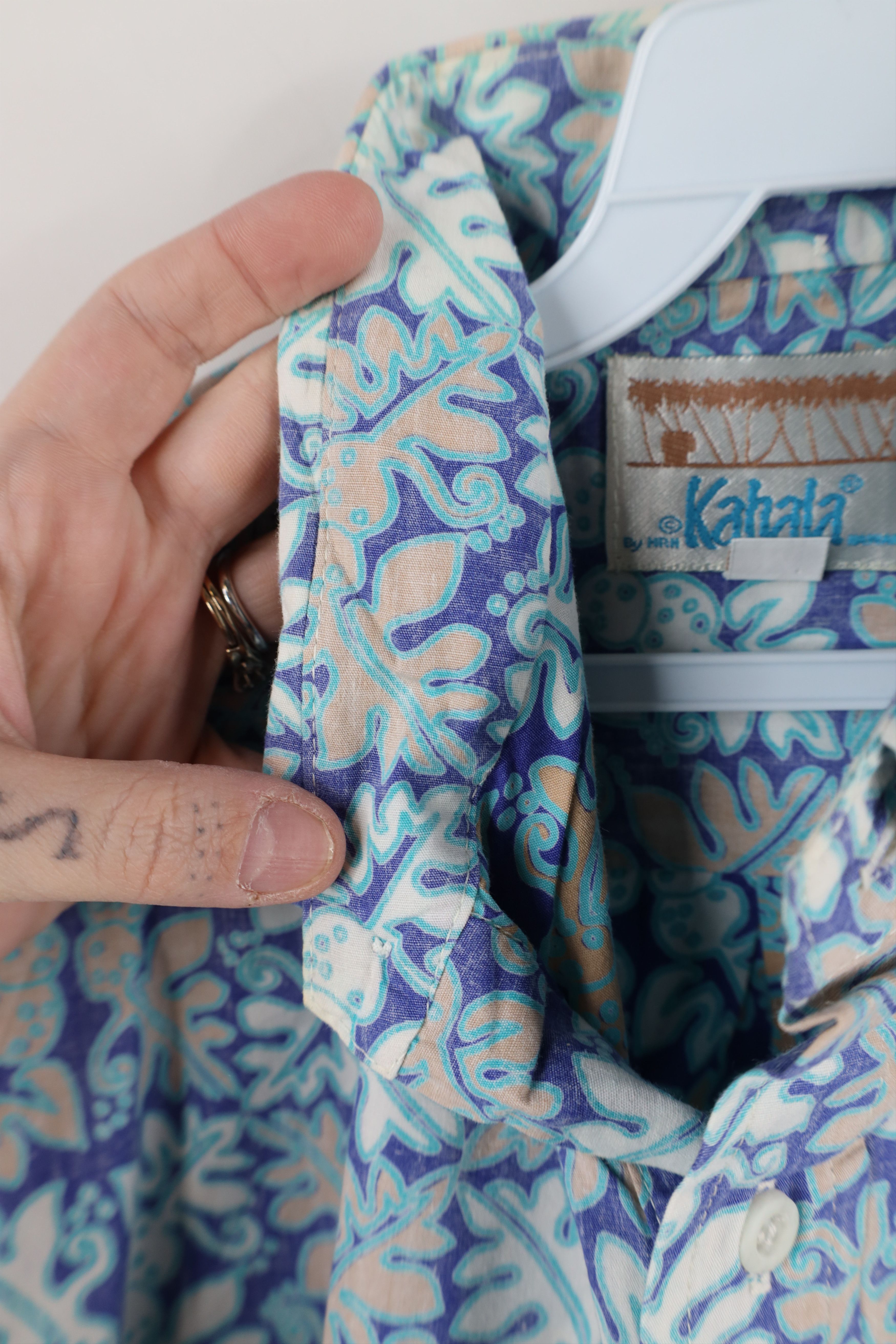 Vintage Vintage 90s Streetwear Floral Hawaiian Button Down Polo USA Size US M / EU 48-50 / 2 - 8 Thumbnail