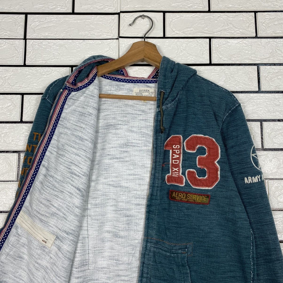 Avirex 📌Vintage Bomber Zipper Hoodie Jacket Avirex Over Print Size US L / EU 52-54 / 3 - 13 Thumbnail