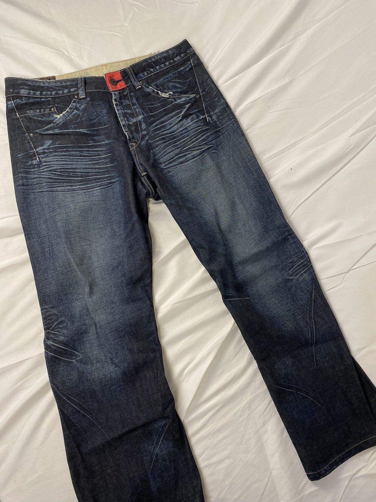 Marithe + Francois Girbaud ✨ Archive Marithe Francois Girbaud Jeans Denim Punk Style Size US 34 / EU 50 - 16 Thumbnail