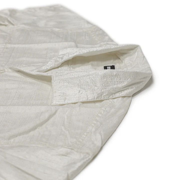 Monitaly - SS 50s Milano relaxed shirt in pearl dupioni silk