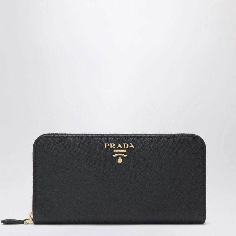 Prada Prada Large Black Saffiano Wallet Size ONE SIZE - 1 Thumbnail