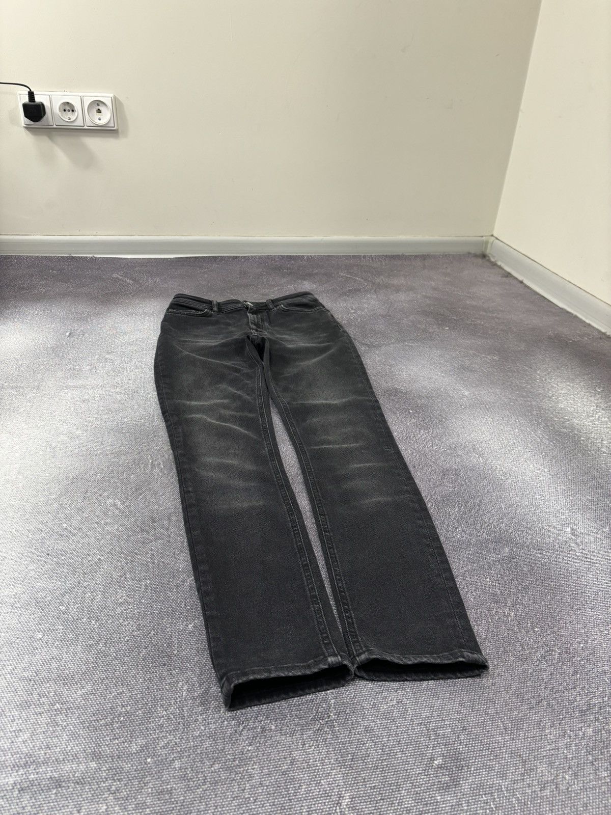 Acne Studios Acne Studios Bla Konst Peg Used Black Women’s Skinny Jeans Size 26" / US 2 / IT 38 - 3 Thumbnail