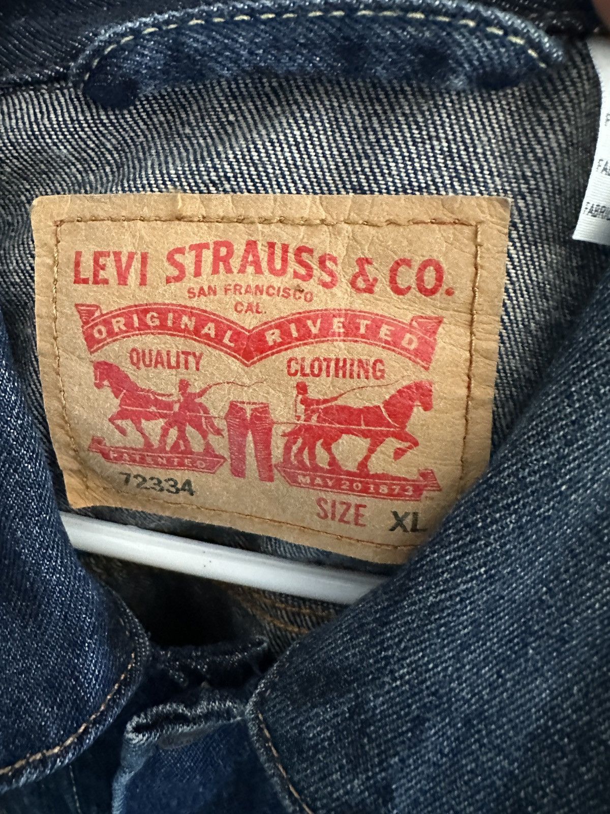 Levi's Levis Denim Jacket Mens XL Blue Cotton Long Sleeve Casual Size US XL / EU 56 / 4 - 4 Thumbnail