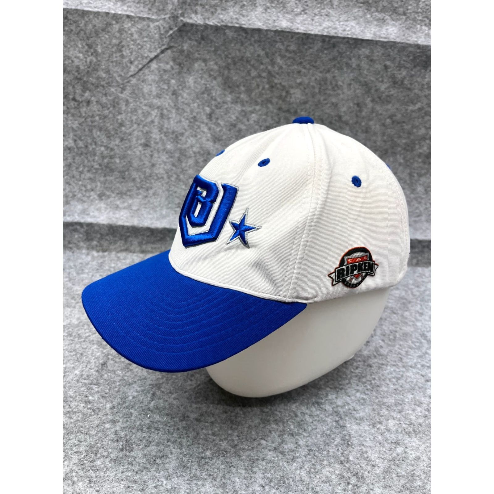 Vintage VINTAGE Nike Hat Cap Fitted Adult XL Blue White Polyester Blend Baseball Cap Mens Esports Outdoor Overwatch 90s Size ONE SIZE - 4 Thumbnail