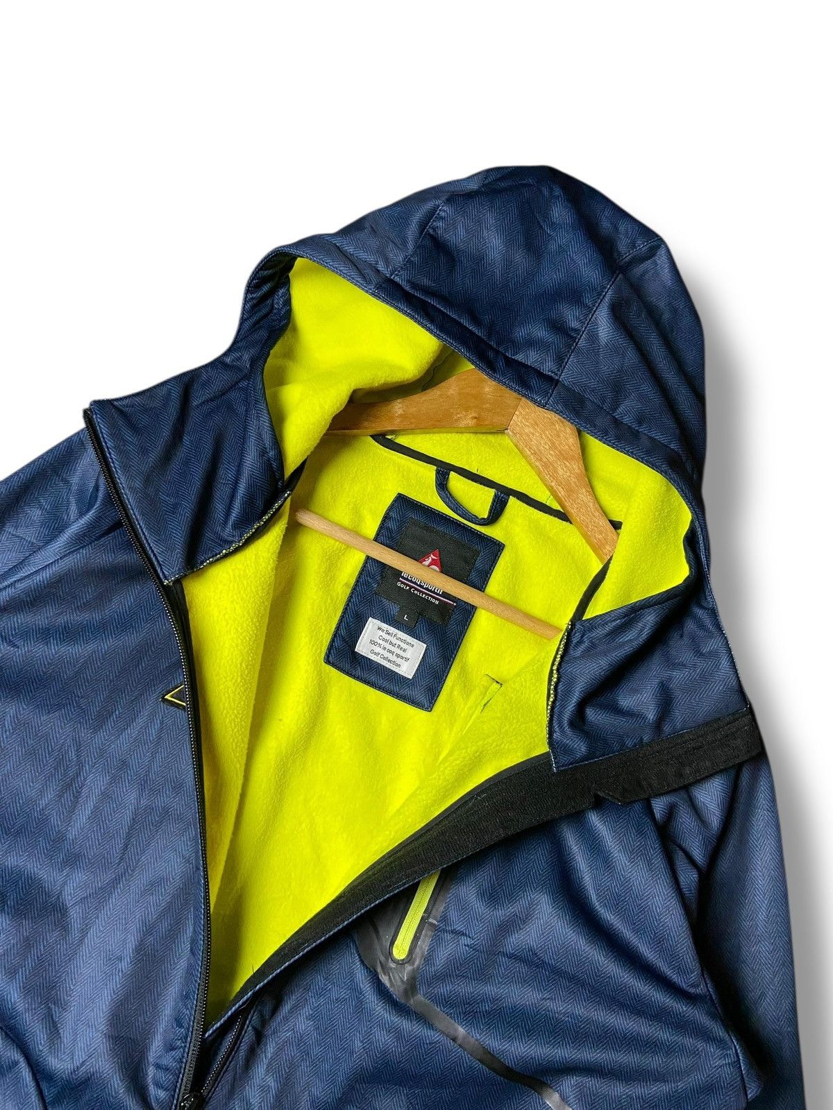 Japanese Brand × Le Coq Sportif × Vintage Lecoq Sportif Rain Revolution Hooded Jacket (121) Size US L / EU 52-54 / 3 - 3 Thumbnail