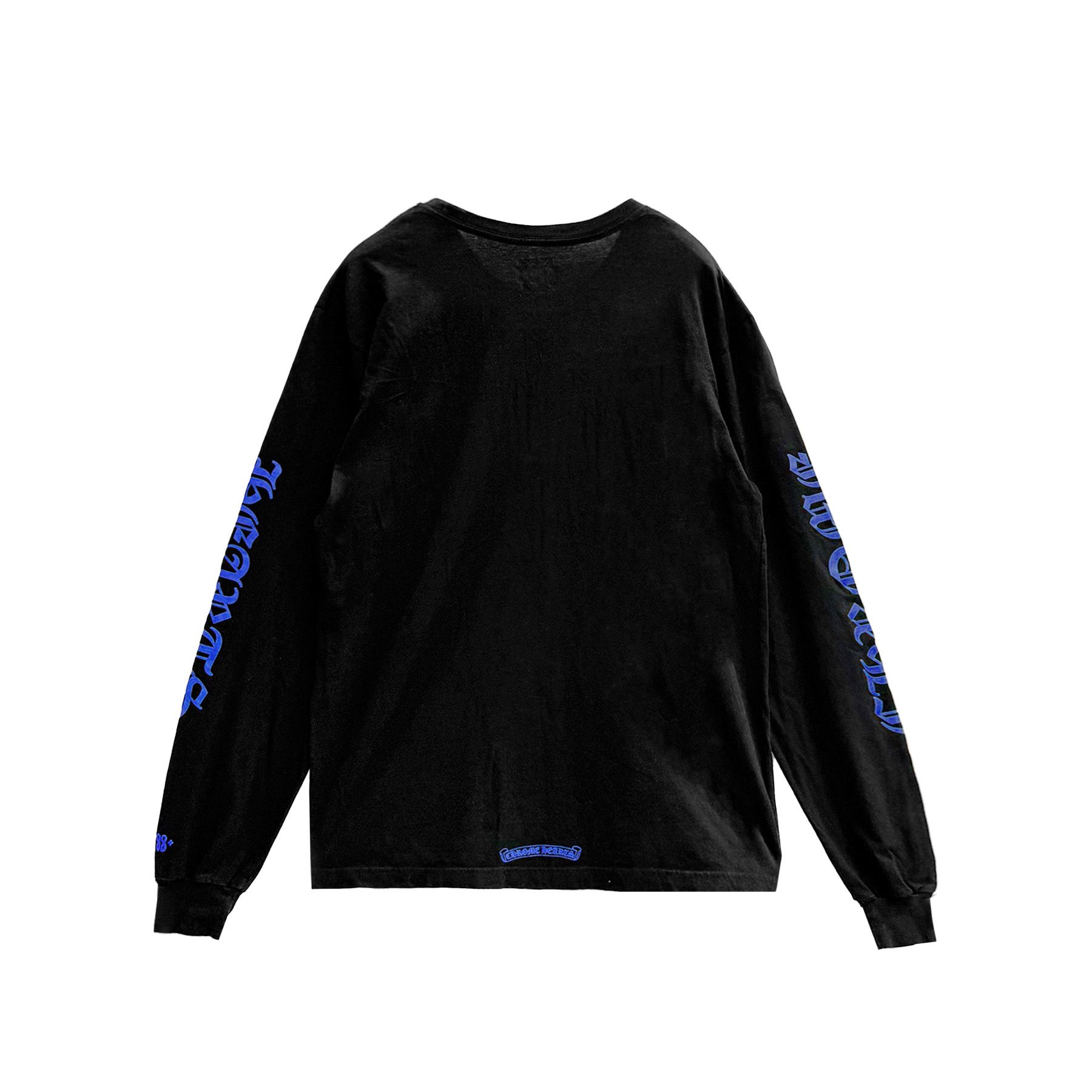 Chrome Hearts Chrome Hearts Blue 1988 Neck Logo Long Sleeve T-Shirt Tee Size US XL / EU 56 / 4 - 2 Thumbnail