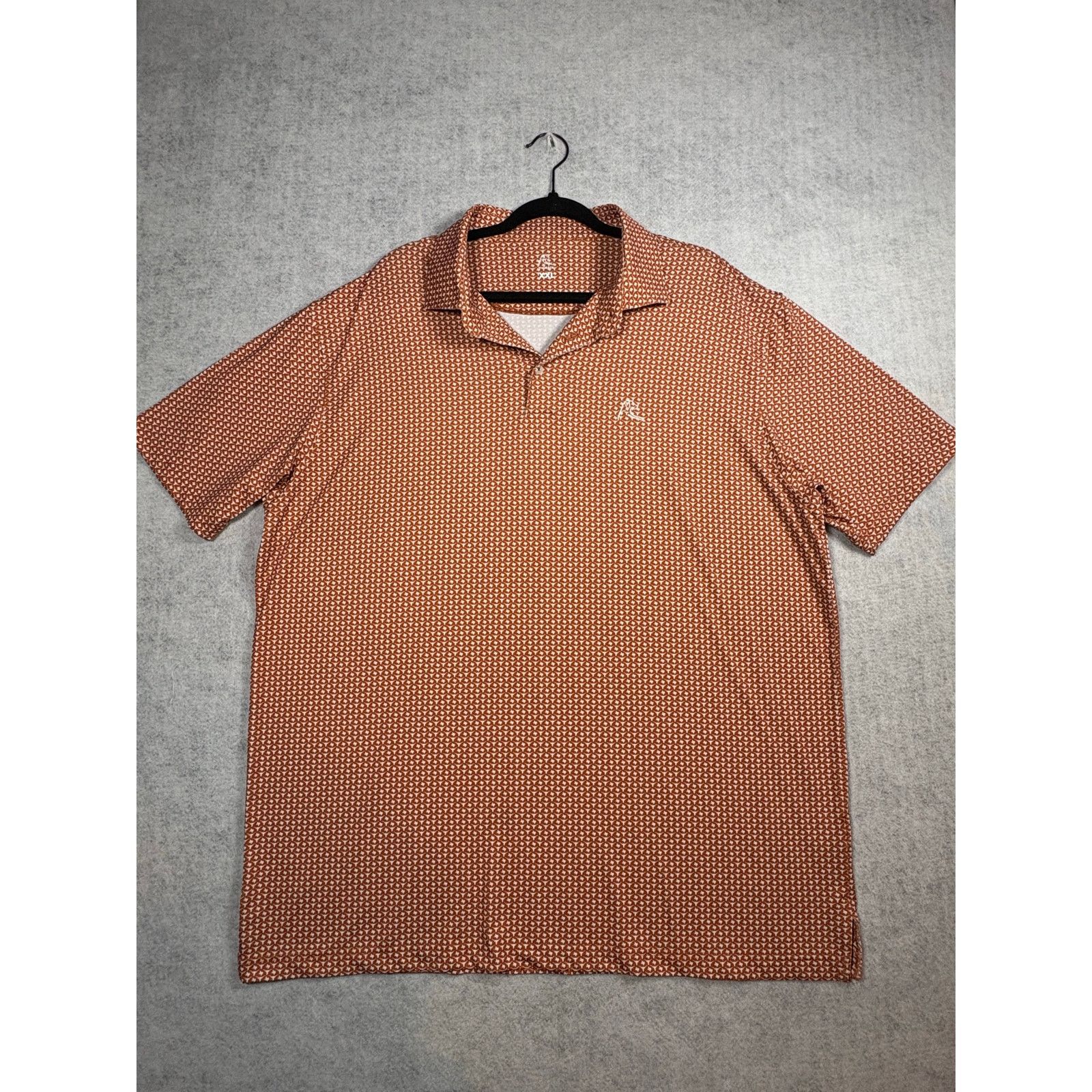 Other Rhoback Polo Shirt XXL Orange Golf Texas Longhorn Mens #0561 Size US XXL / EU 58 / 5 - 1 Thumbnail