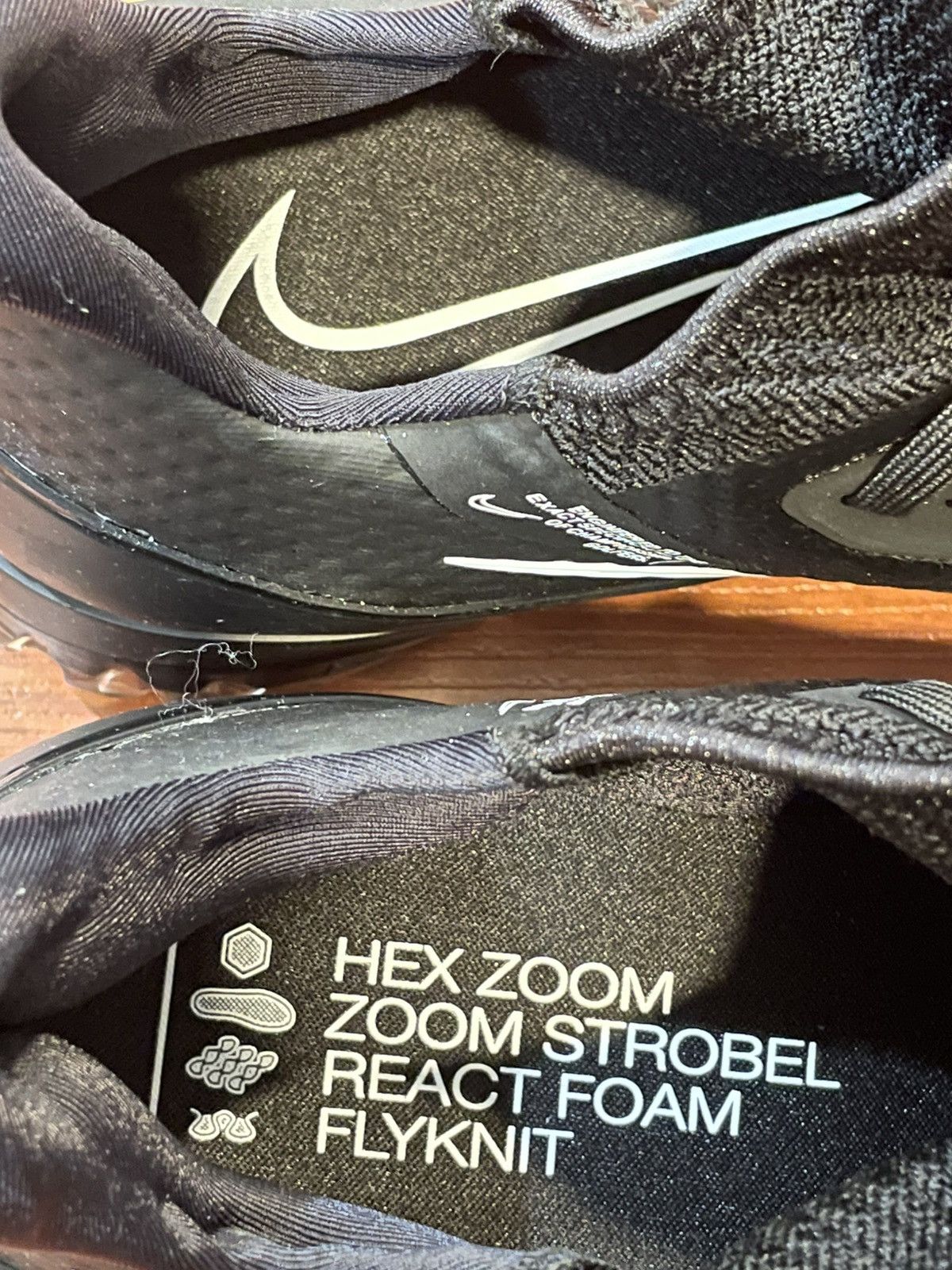 Nike Nike Air Zoom Infinity Tour Golf Black sz mens 8.5/wmns 10 Size US 8.5 / EU 41-42 - 4 Thumbnail