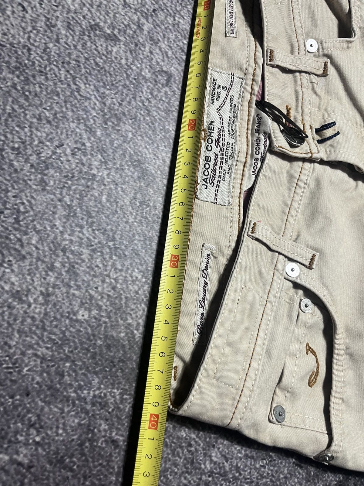 Jacob Cohen Jacob Cohen J623 Comfort Luxury Jeans Beige Mens Size 31 Size US 31 - 12 Thumbnail