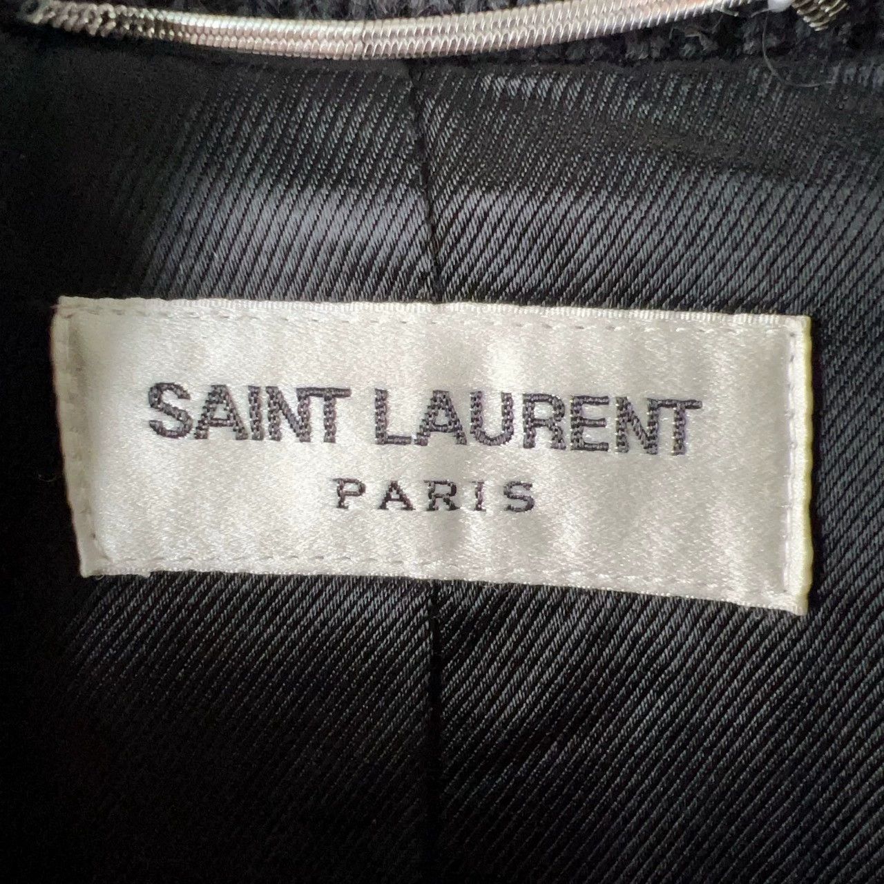 Yves Saint Laurent navy blue YSL varsity jacket size 50 Size US M / EU 48-50 / 2 - 4 Thumbnail