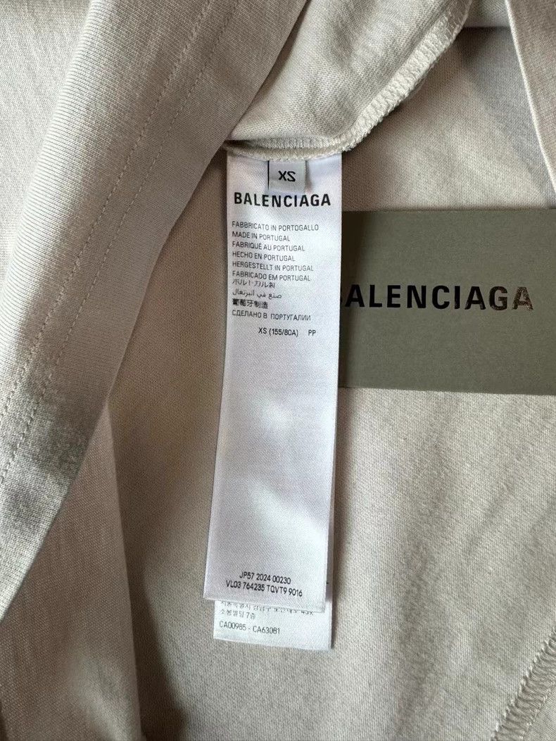 Balenciaga Balenciaga White Activewear reflective Logo short sleeve Size US XS / EU 42 / 0 - 4 Thumbnail