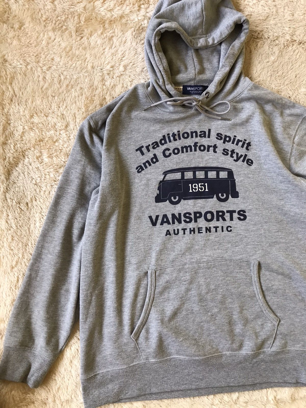 Japanese Brand Surf Style Vintage Vansport Hoodie Size US L / EU 52-54 / 3 - 3 Thumbnail