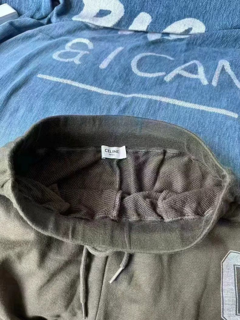 Celine Celine Khaki Green Sweatpants Size S Size US 26 / EU 42 - 2 Thumbnail