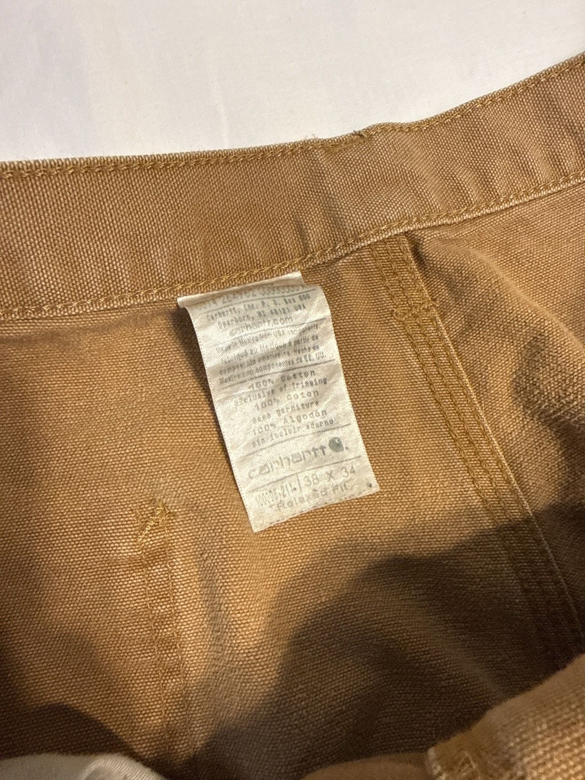 Carhartt Vintage Carhartt Tan Double Knee Canvas Work Pants Size US 38 / EU 54 - 2 Thumbnail