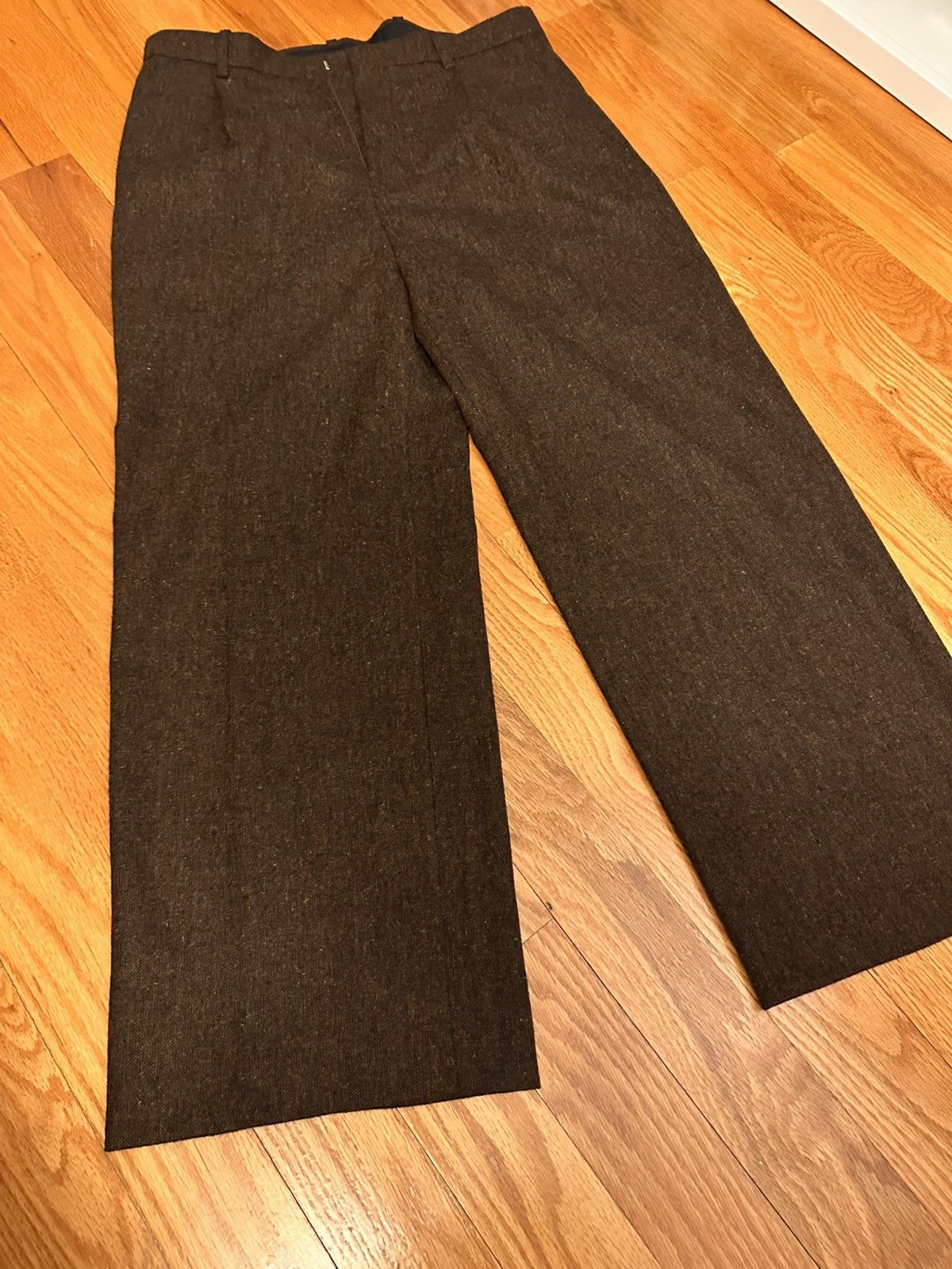 Olive Olive Wide-Cut Trousers Size US 36 / EU 52 - 2 Thumbnail
