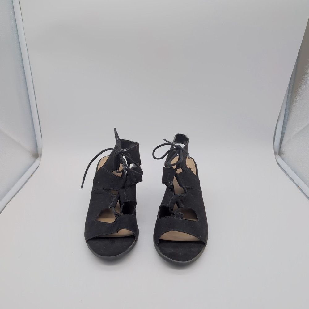 Other Women's Black Heeled Sandals Size US 7.5 / IT 37.5 - 2 Thumbnail