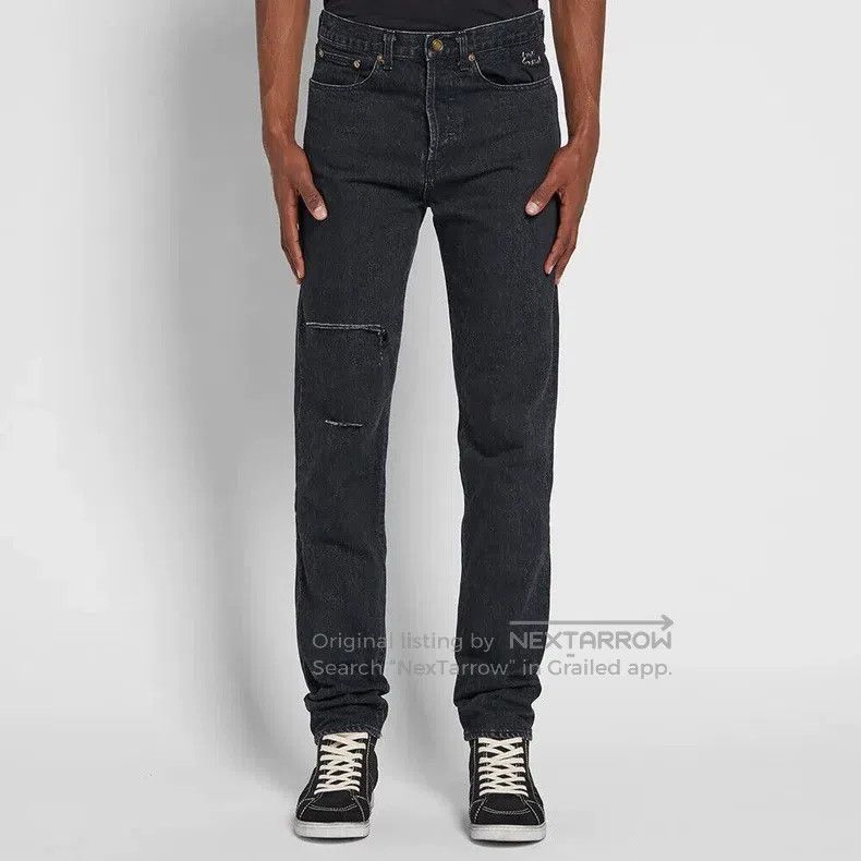Saint Laurent Paris Saint Laurent Paris Black Jeans Size US 31 - 5 Thumbnail