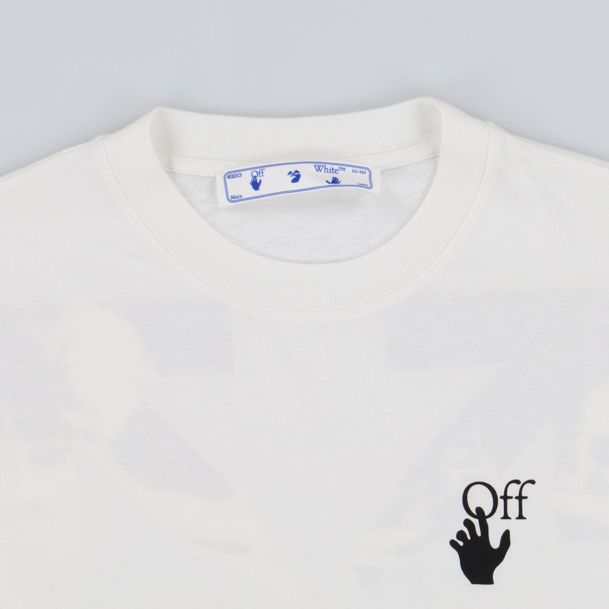Off-White White Caravaggio Arrows Oversized Skate T-Shirt Size US M / EU 48-50 / 2 - 6 Thumbnail
