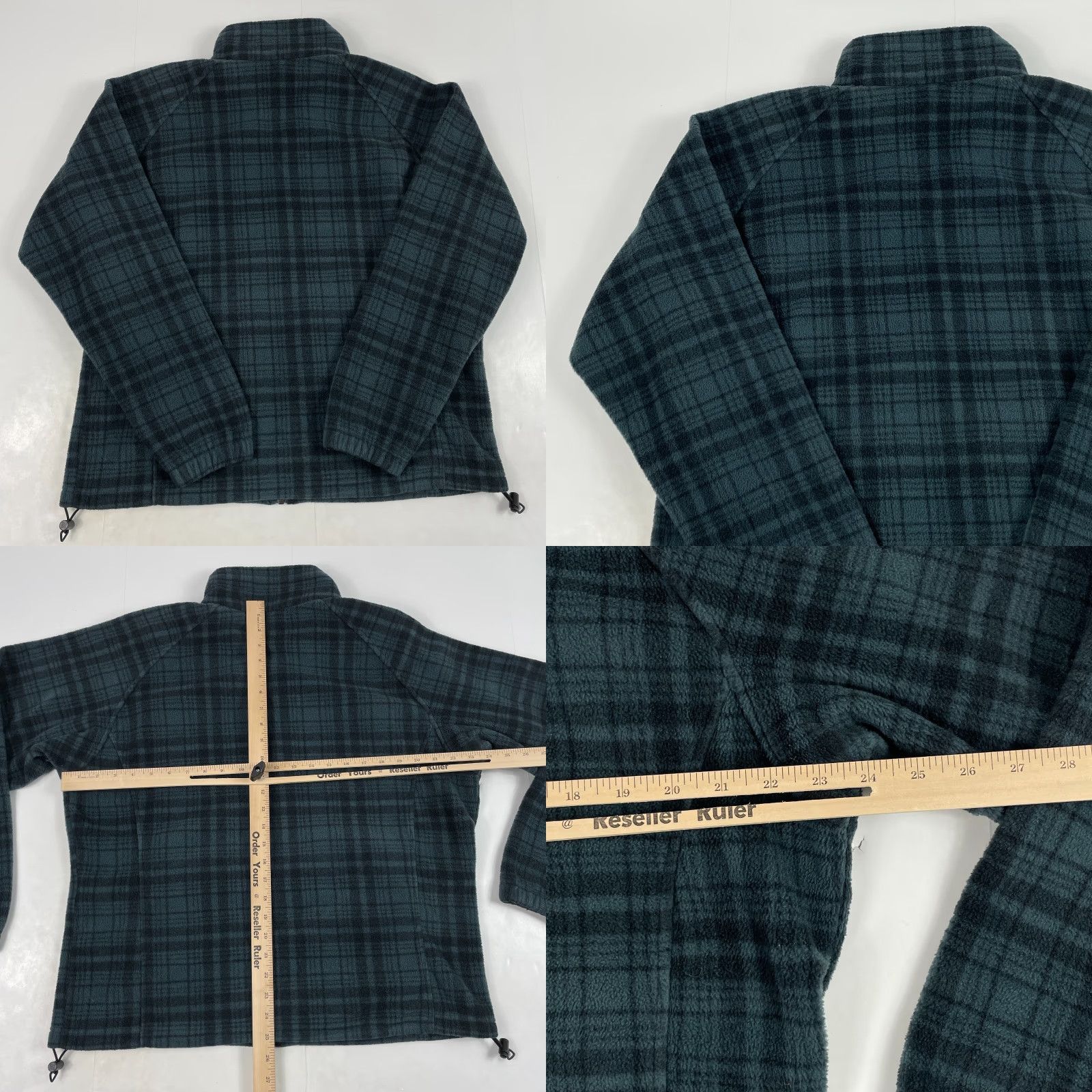 Vintage VINTAGE Columbia Jacket Womens XL Green Plaid Fleece Full Zip Skiing Hiking Size XL / US 12-14 / IT 48-50 - 8 Thumbnail