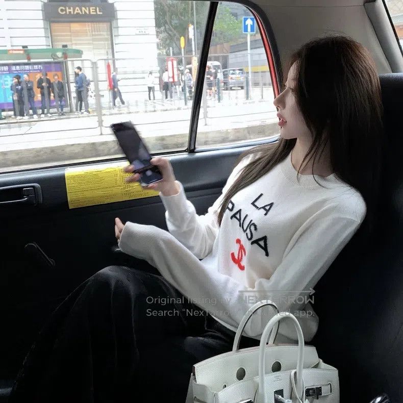 Chanel Chanel Cruise Series Slogan Logo Cashmere Sweater Size XS / US 0-2 / IT 36-38 - 8 Thumbnail