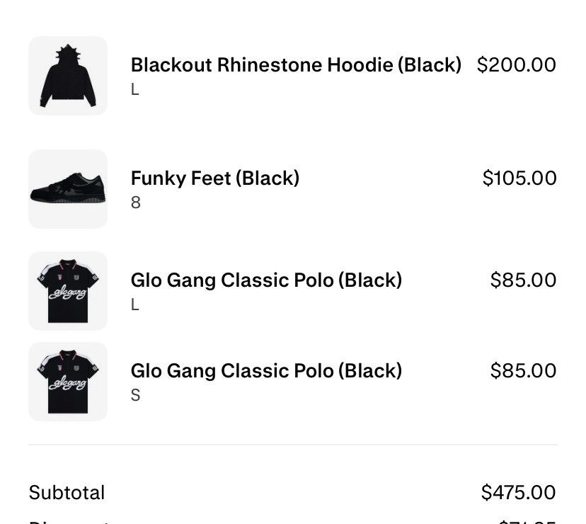 Glo Gang Glo Gang polo Size US S / EU 44-46 / 1 - 7 Thumbnail
