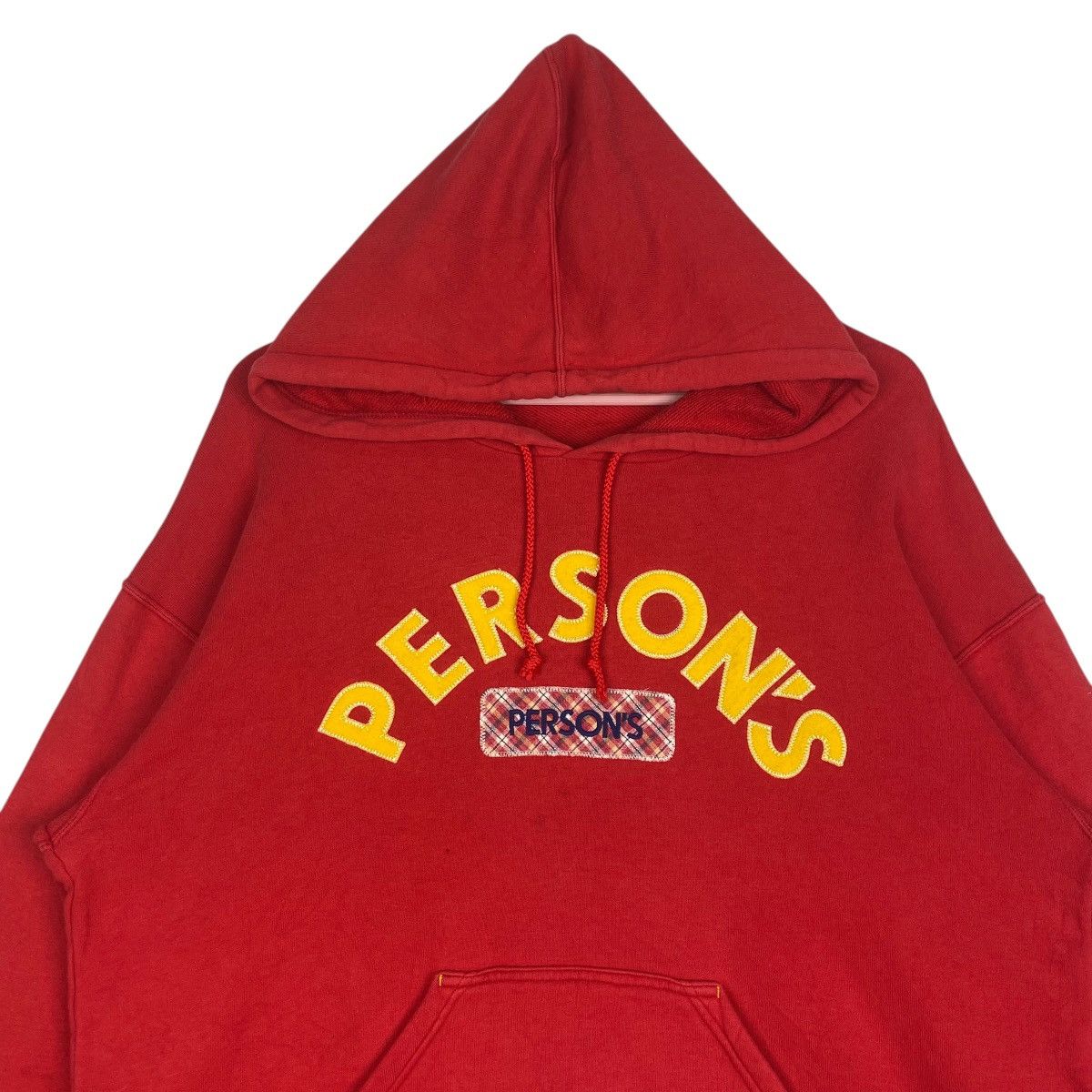 PERSON'S Vintage Persons Kids Hoodie Embroidered Red Size US L / EU 52-54 / 3 - 3 Thumbnail