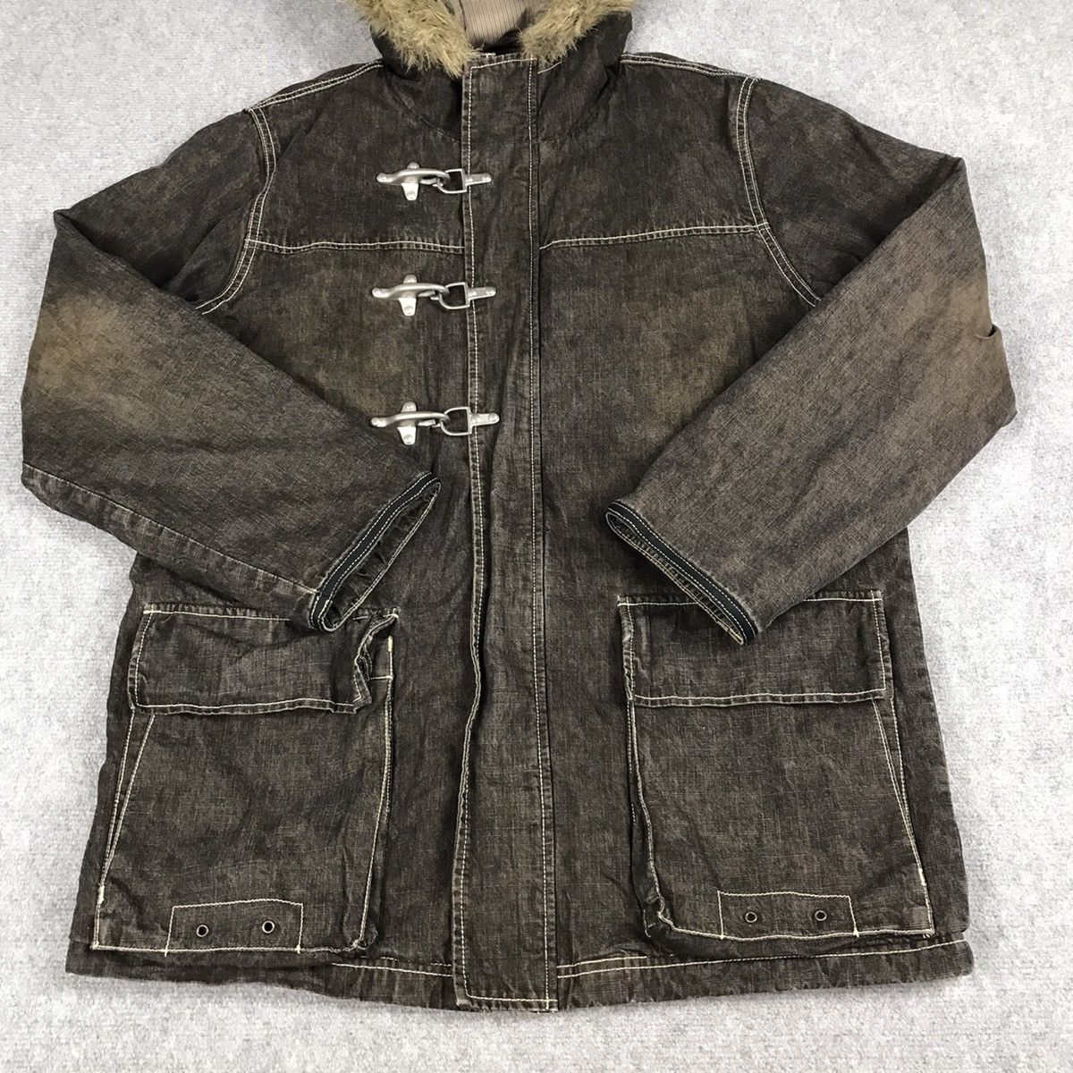 If Six Was Nine × Japanese Brand × Le Grande Bleu (L.G.B.) JAPAN STYLE ALLIX DESIGN FUR HOODIES SKULL JACKET Size US L / EU 52-54 / 3 - 7 Thumbnail