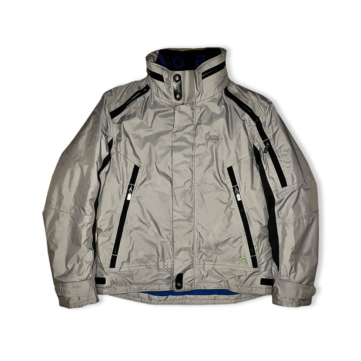 Hugo Boss 00’s Hugo Boss Green Label Technical Ripstop Jacket Size US L / EU 52-54 / 3 - 1 Thumbnail