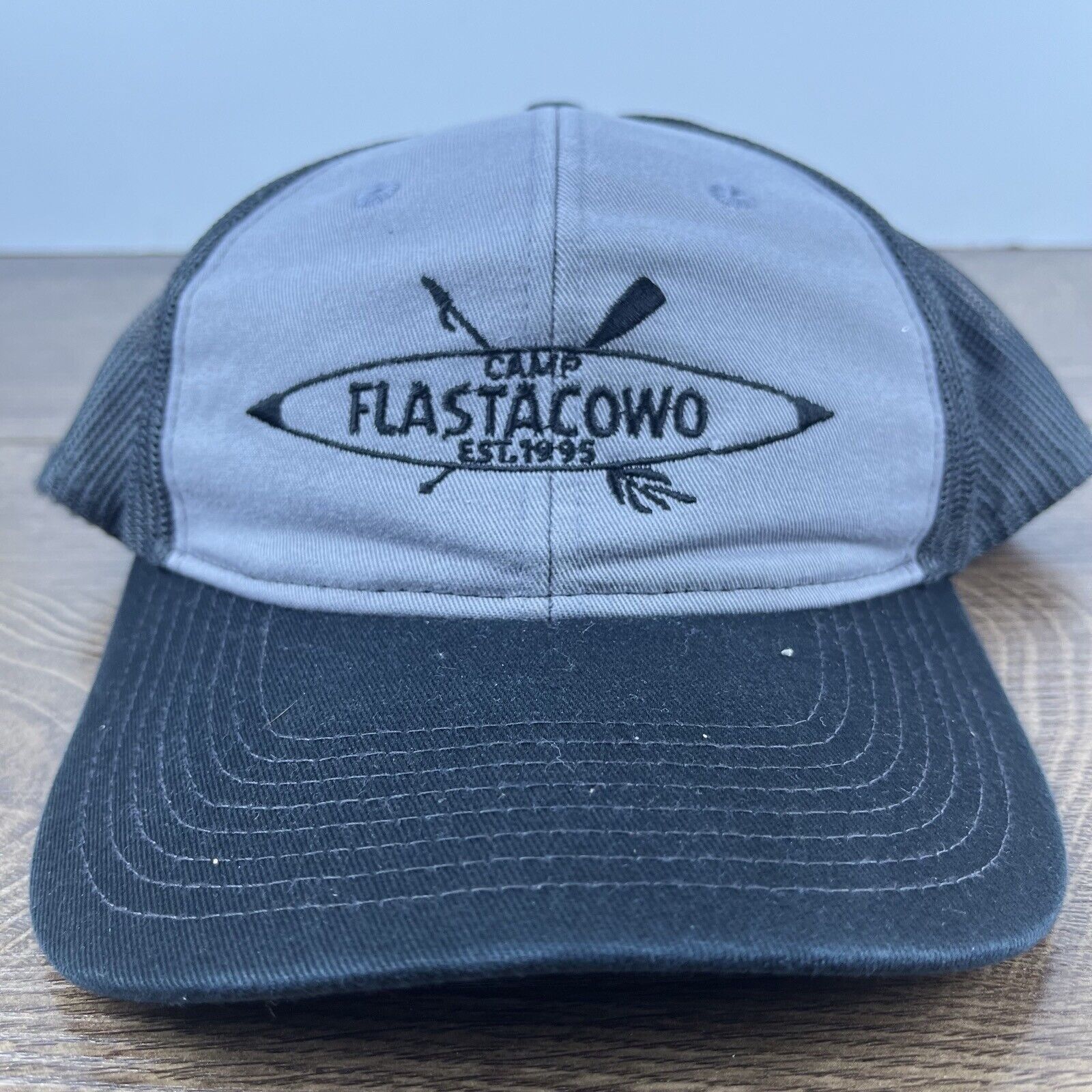 Other Camp Flastacowo Hat Gray Cap Adjustable Hat Gray Adult Fit H Size ONE SIZE - 1 Thumbnail
