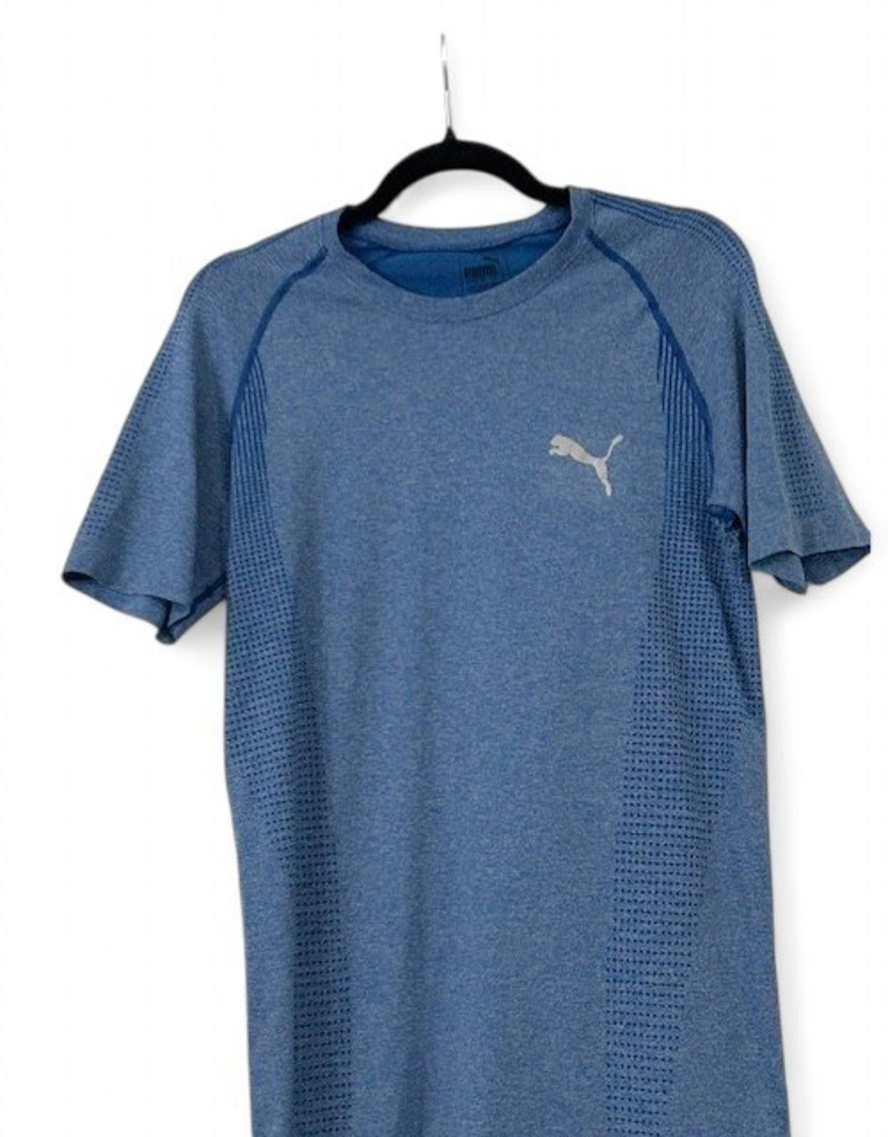 Puma Puma Men’s EvoKnit Active Tee Size M Blue Heather Athletic Size US M / EU 48-50 / 2 - 8 Thumbnail
