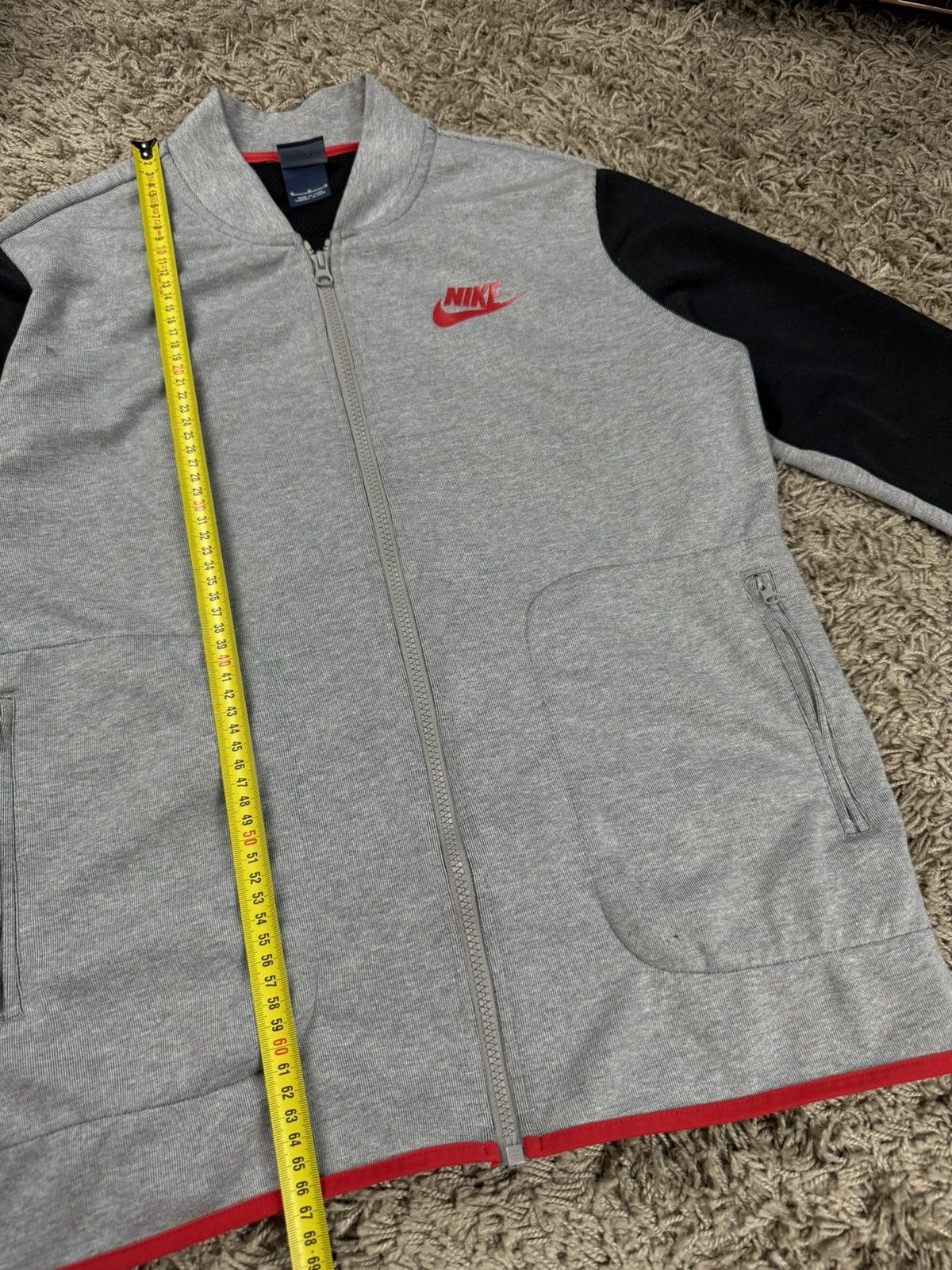 Nike Zip sweatshirt bomber Nike Swoosh original casual item Size US M / EU 48-50 / 2 - 5 Thumbnail
