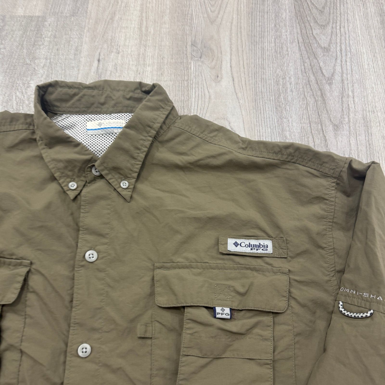 Columbia Columbia PFG Shirt Men's Extra Large XL Brown Lightweight Size US XL / EU 56 / 4 - 3 Thumbnail