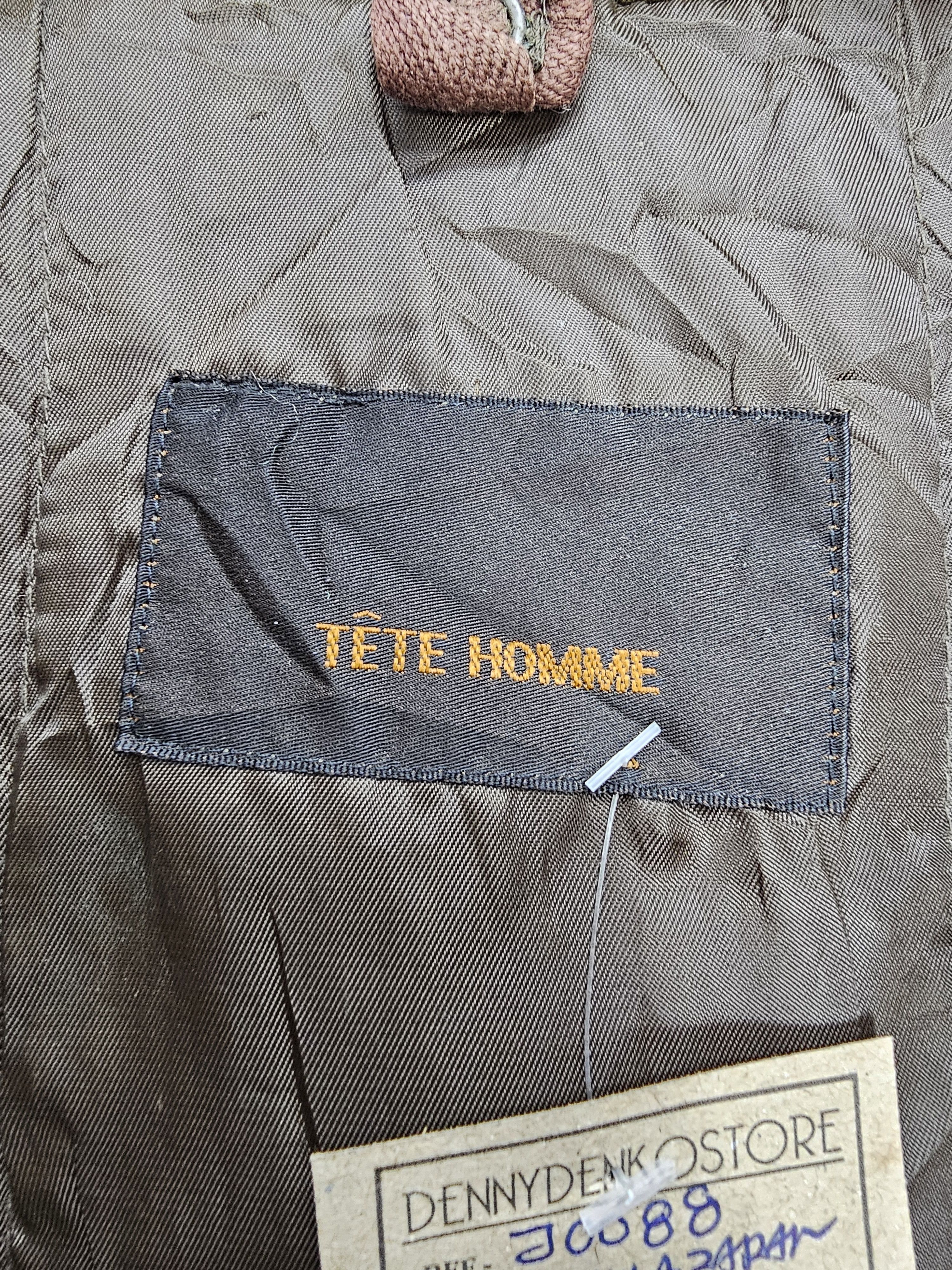 Japanese Brand TETE HOMME Multi Pocket Motorcycles Bikers Jacket J0088 Size US M / EU 48-50 / 2 - 12 Thumbnail