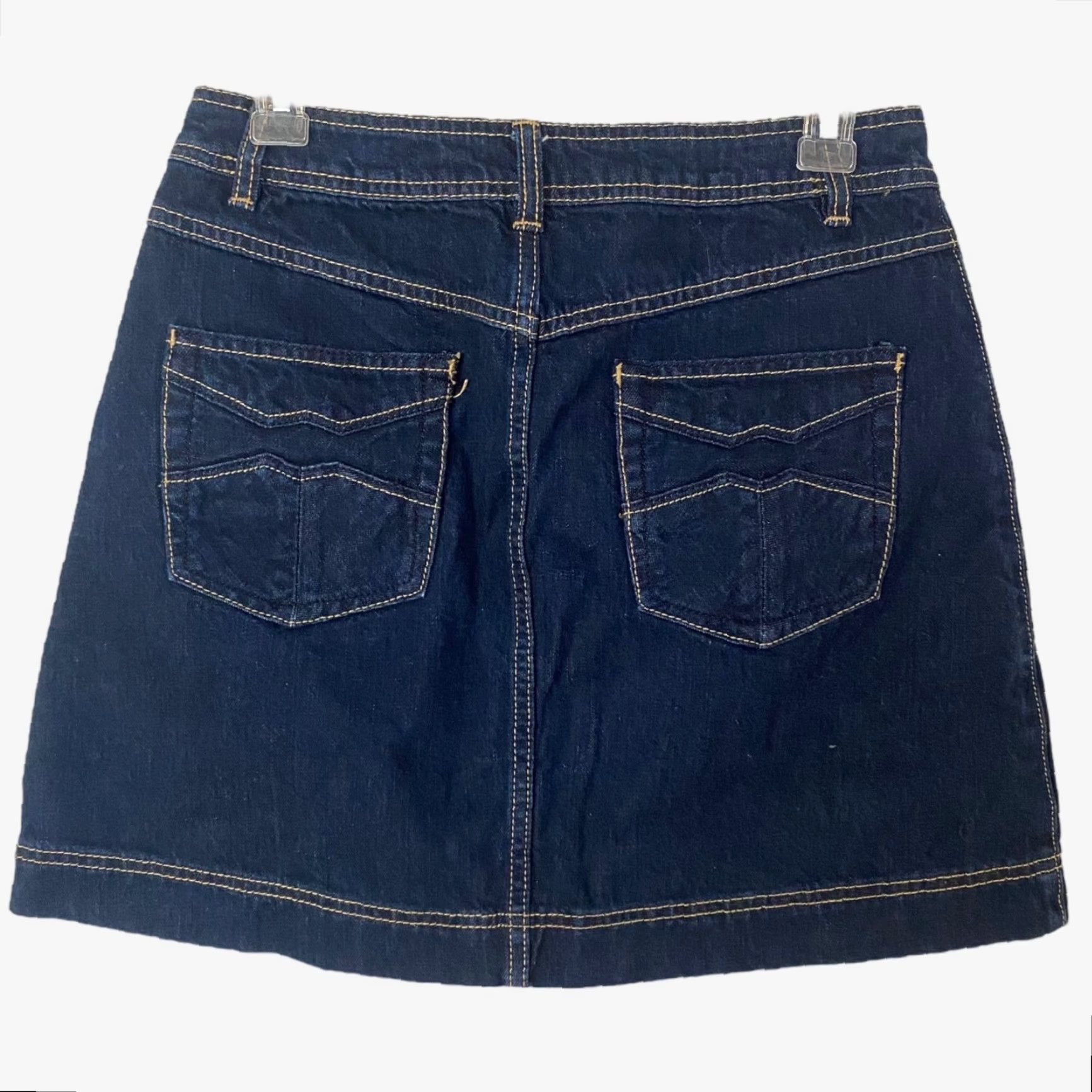 Free People **Free People Blue Denim High Waisted Mini Skirt Women's Size 28** User: **Free People Blue Denim High-Waisted Mini Skirt Size 28** Size 28" / US 6 / IT 42 - 4 Thumbnail