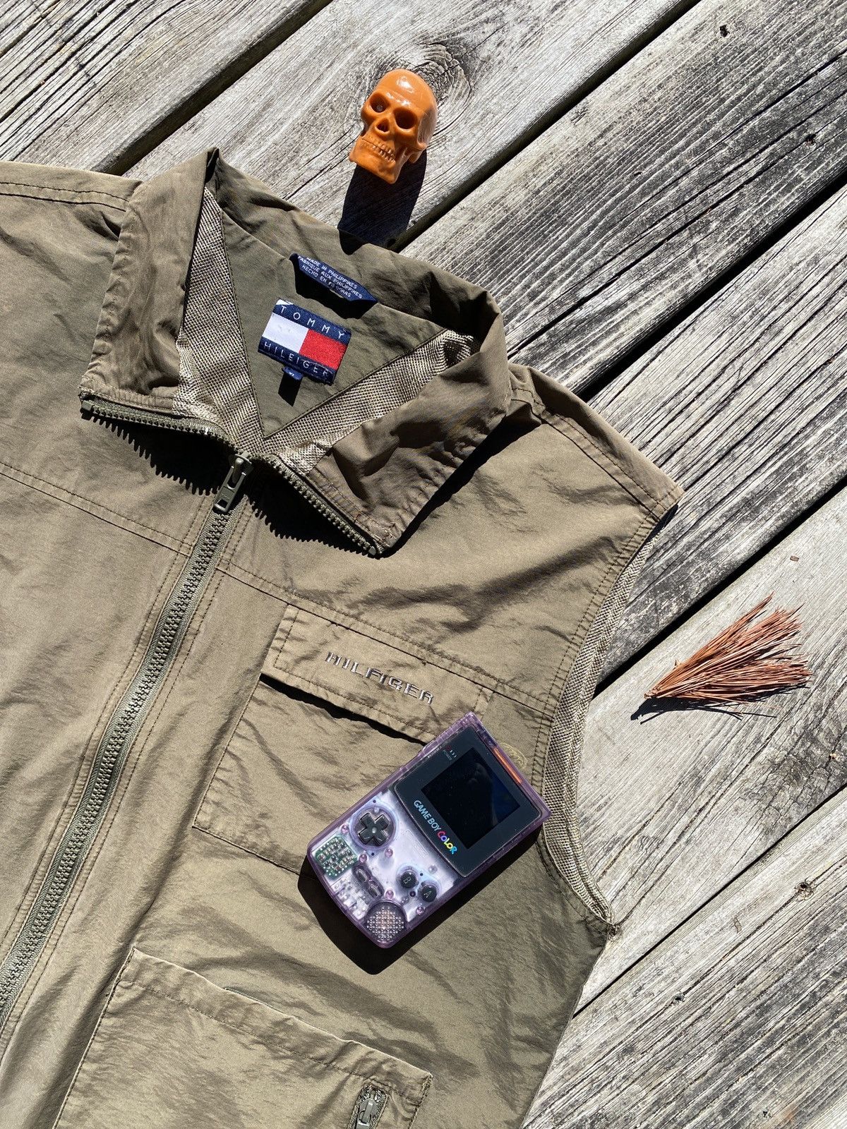 Tommy Hilfiger × Vintage 90s Tommy Hilfiger olive green vest sz XL Size US XL / EU 56 / 4 - 2 Thumbnail