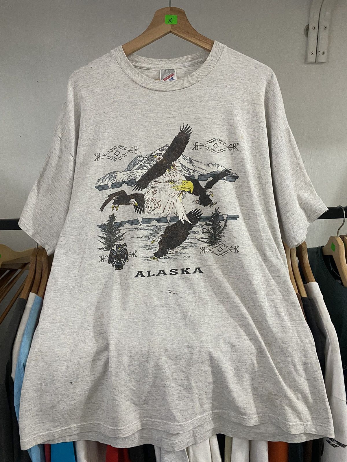 Vintage Alaska jerzees tag Size US XL / EU 56 / 4 - 1 Thumbnail
