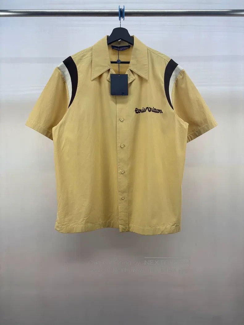 Louis Vuitton Louis Vuitton Tyler Embroidered Puppy Short Sleeve Shirt Size US M / EU 48-50 / 2 - 1 Thumbnail