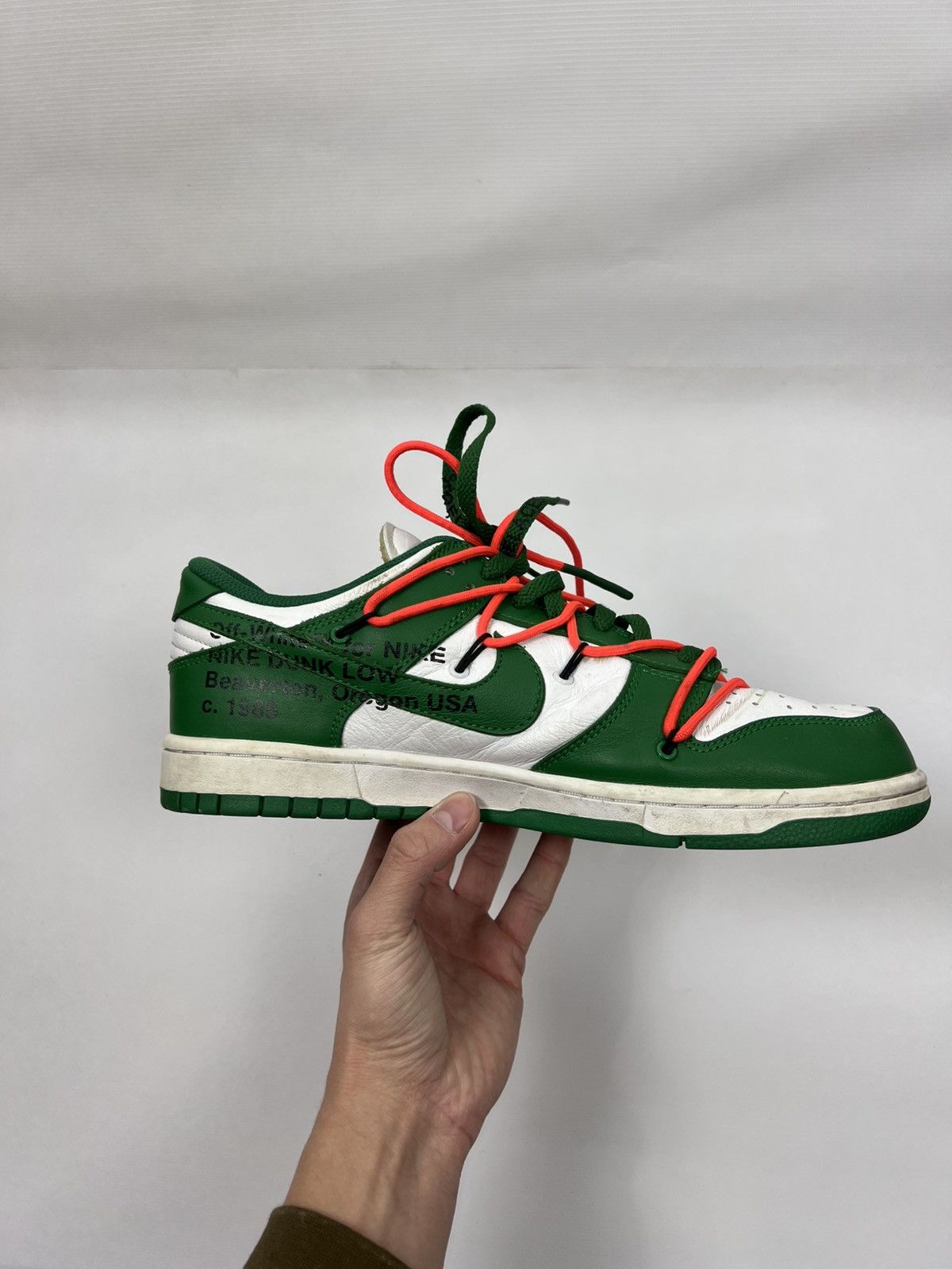 Nike × Off-White Nike Dunk Low Off White Pine Green size 11 Size US 11 / EU 44 - 16 Thumbnail
