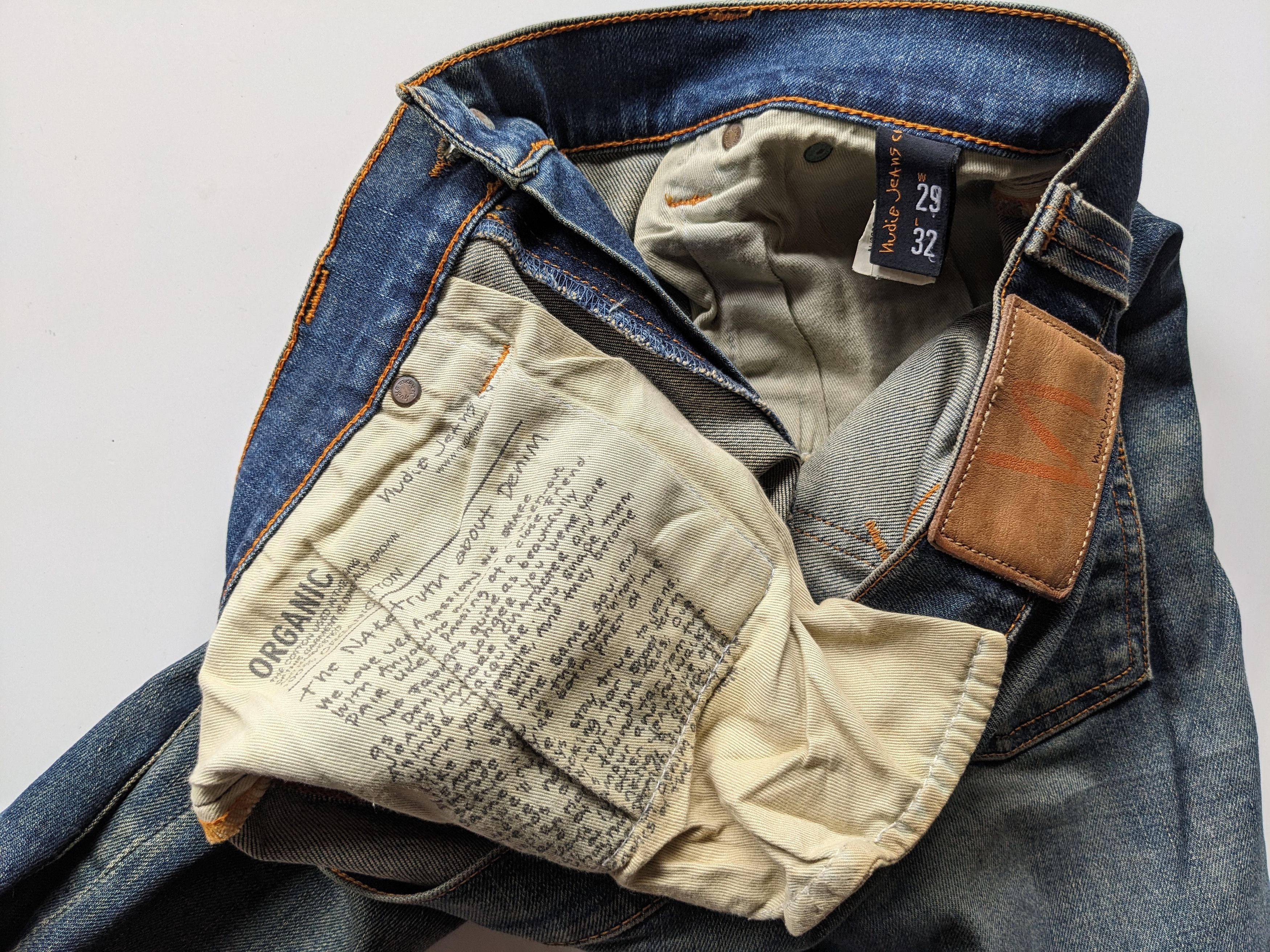 Jean × Nudie Jeans Nudie Jeans Thin Finn made in italy 31 x 32inches Size US 31 - 5 Thumbnail