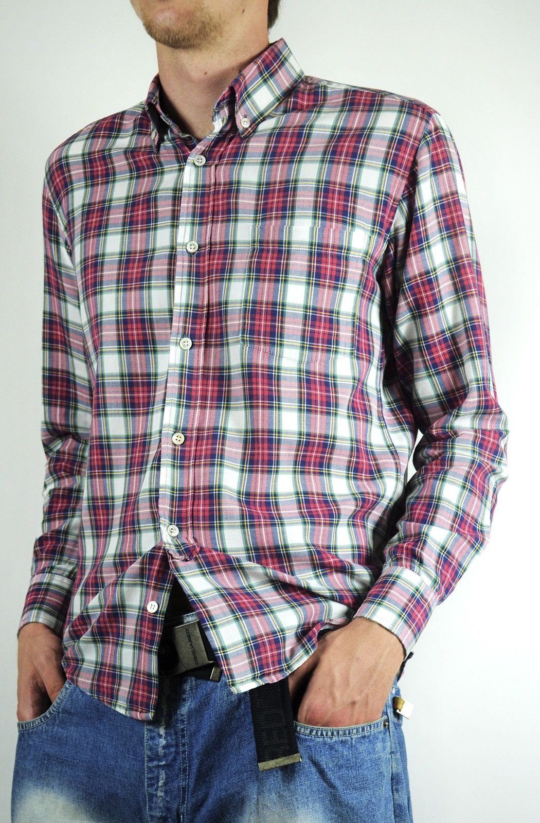 Our Legacy Our Legacy Flannel Plaid Check Long Sleeve Shirt Size US S / EU 44-46 / 1 - 3 Thumbnail