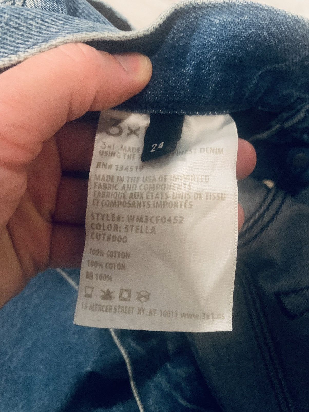 3x1 Skinny jeans with fringe Size 24" / US 00 / IT 34 - 9 Thumbnail