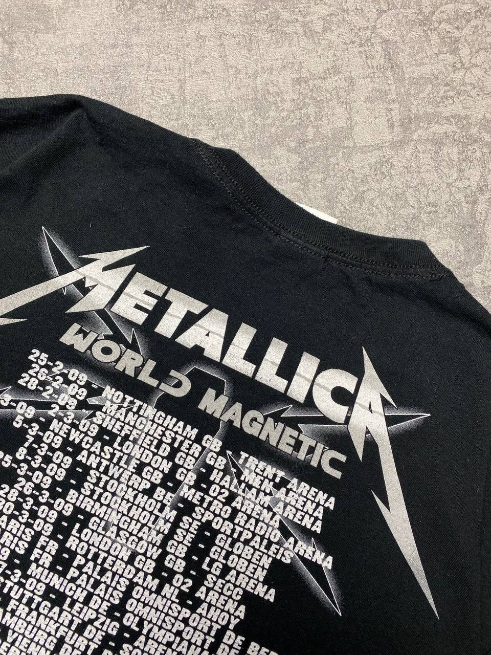 Band Tees Metallica 2008/2009 World Magnetic Tour T-Shirt Size US XL / EU 56 / 4 - 12 Thumbnail