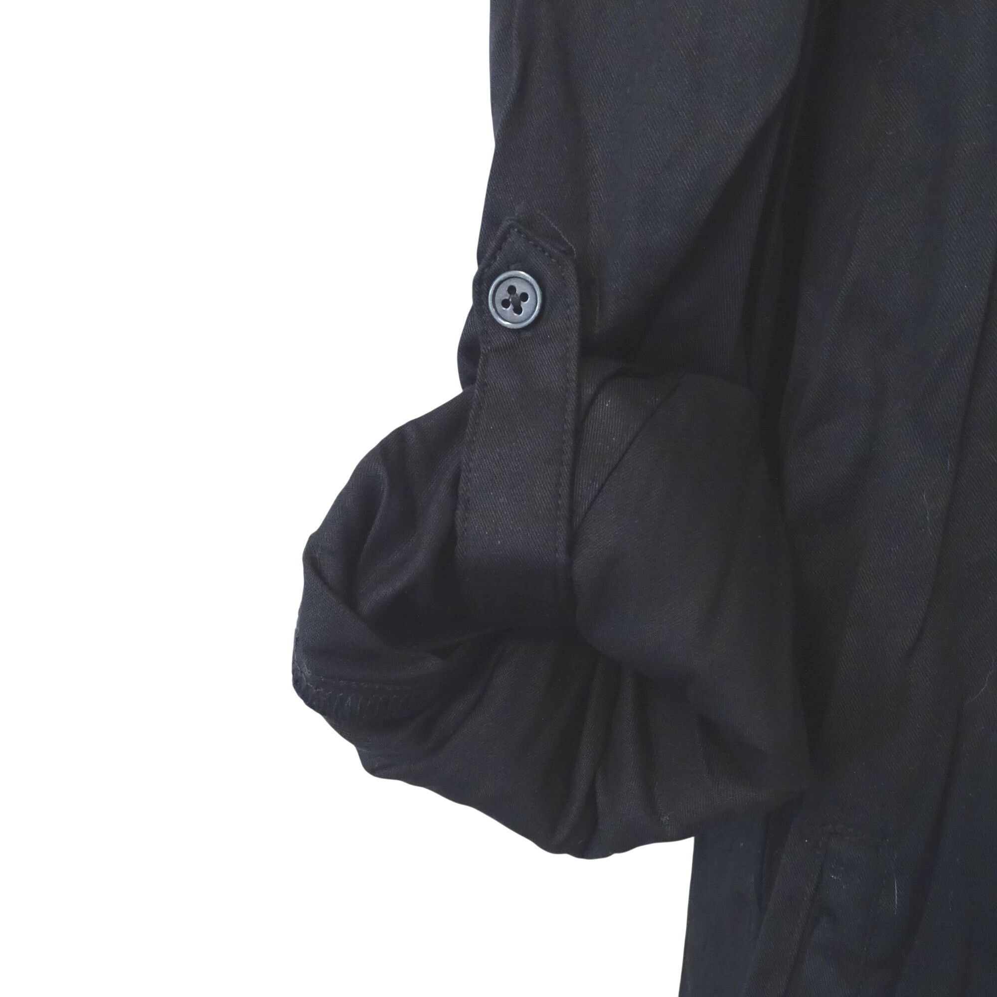 Other Time And Tru Black Popover Shirt Dress Women Size M 8-10 Size M / US 6-8 / IT 42-44 - 2 Thumbnail