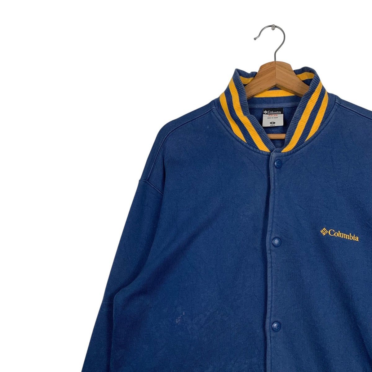 Columbia COLUMBIA Small Logo Blue Varsity Jacket #1720-C76 Size US M / EU 48-50 / 2 - 6 Thumbnail