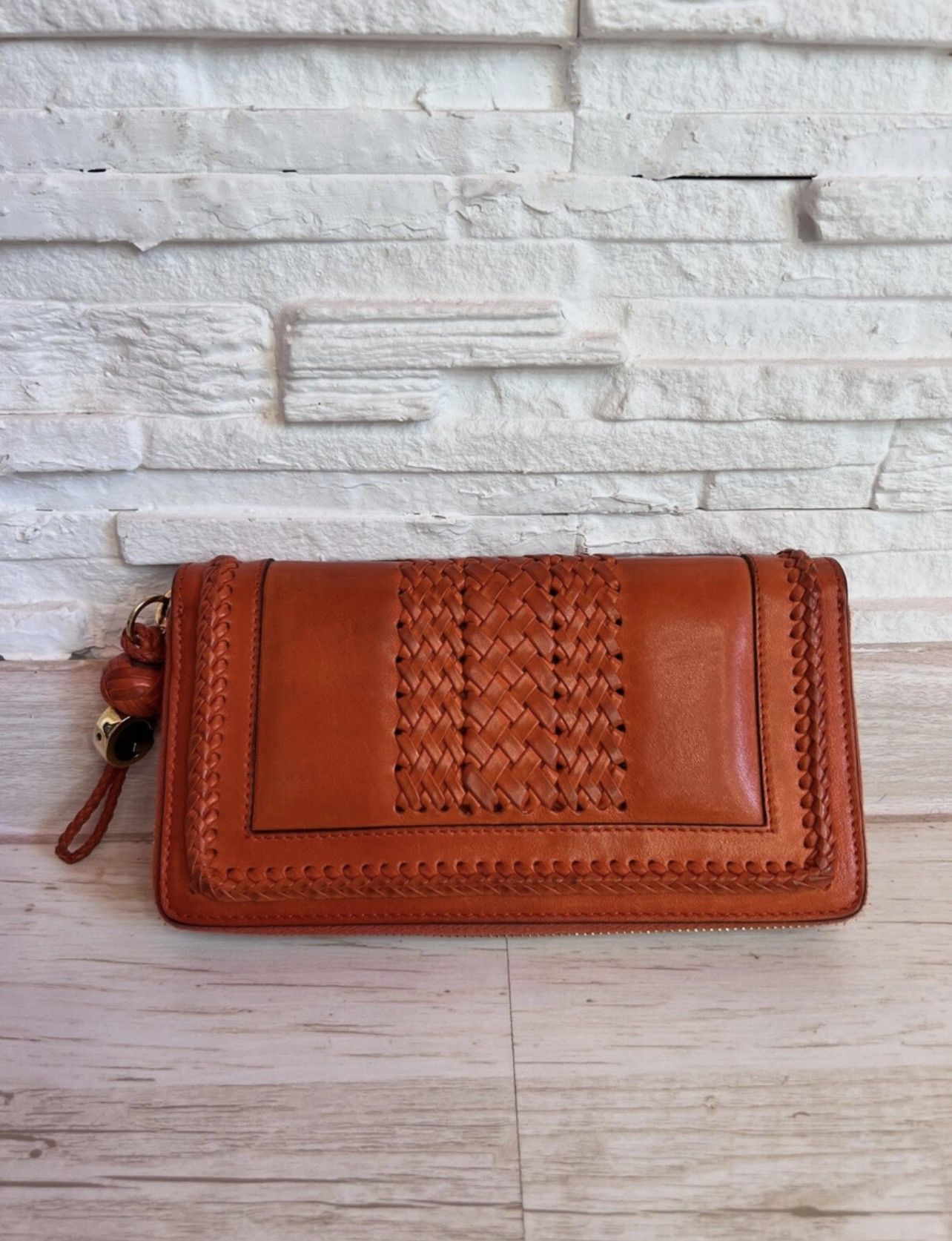 Gucci Gucci Woven Leather Long Wallet Size ONE SIZE - 2 Thumbnail