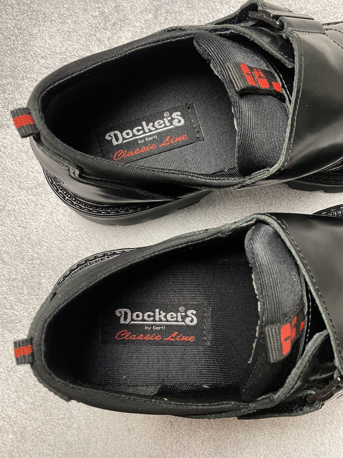 Dockers Dockers Vintage Chunky Black Leather Platform Boots goth Y2K Size US 9.5 / EU 42-43 - 13 Thumbnail