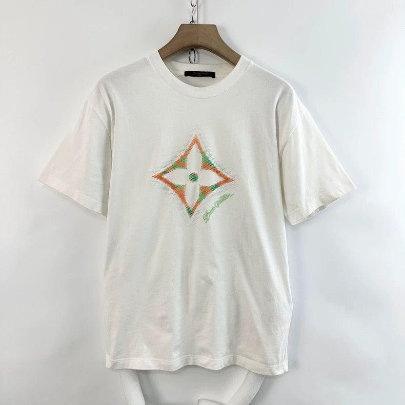 Louis Vuitton Louis Vuitton 25ss men's four-leaf clover rhinestone logo Size US M / EU 48-50 / 2 - 2 Thumbnail