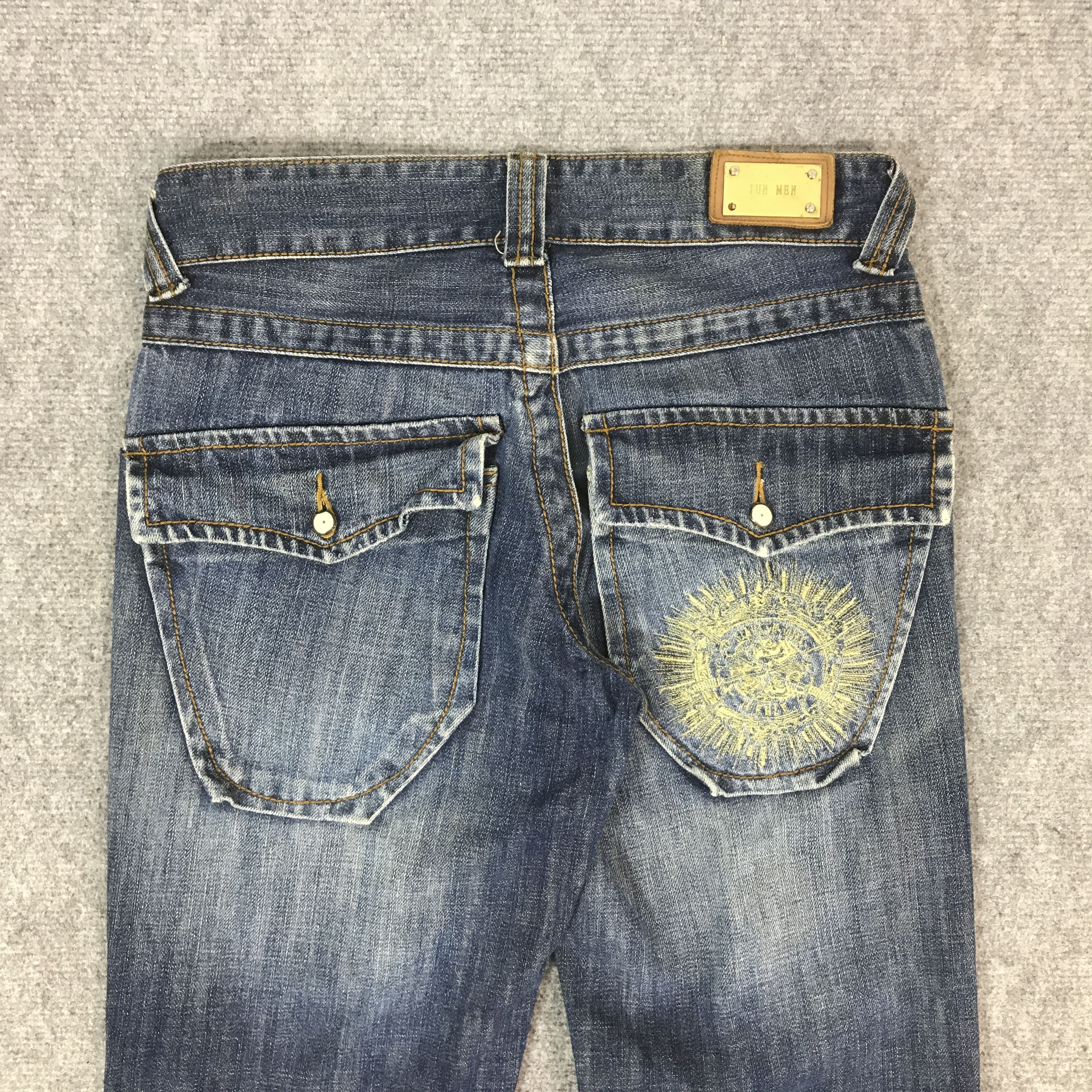 JUN MEN FLARE JUN MEN JAAPAN BOOTCUT DENIM JEANS PANTS Size US 30 / EU 46 - 5 Thumbnail