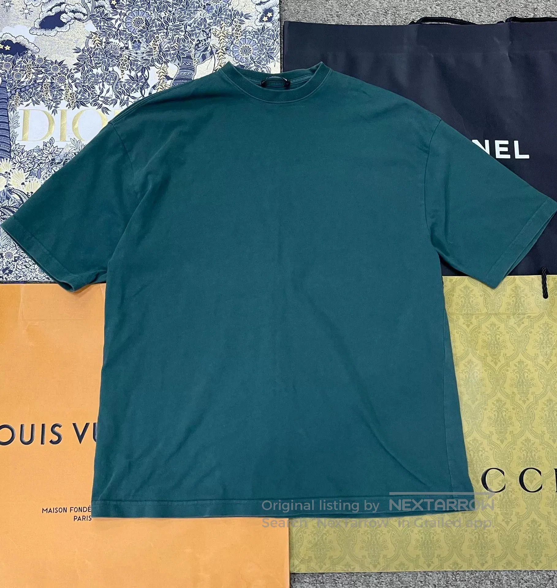 Balenciaga Balenciaga Blue Back Logo Short Sleeve T. Size US XS / EU 42 / 0 - 1 Thumbnail