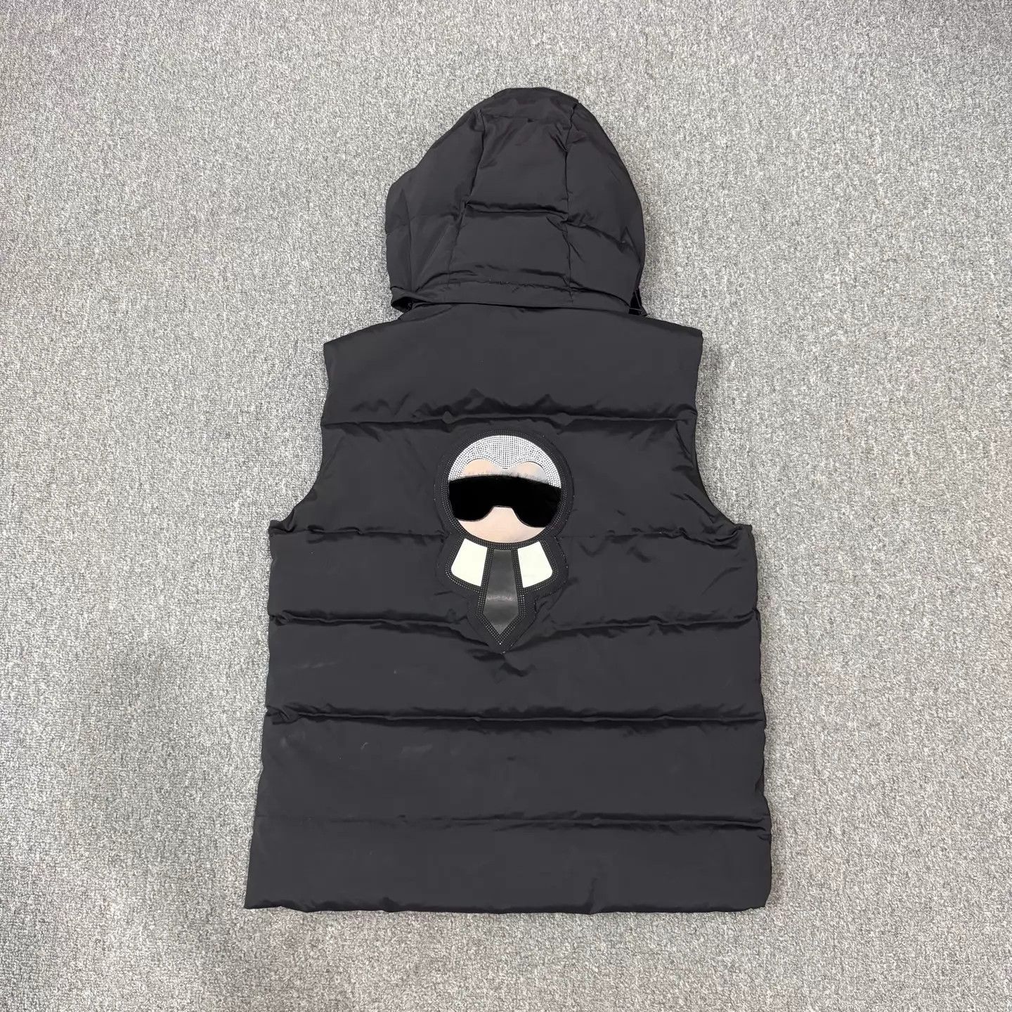 Fendi Fendi Karl Lagerfeld Black Puffer Vest 48 99 New Size US M / EU 48-50 / 2 - 2 Thumbnail